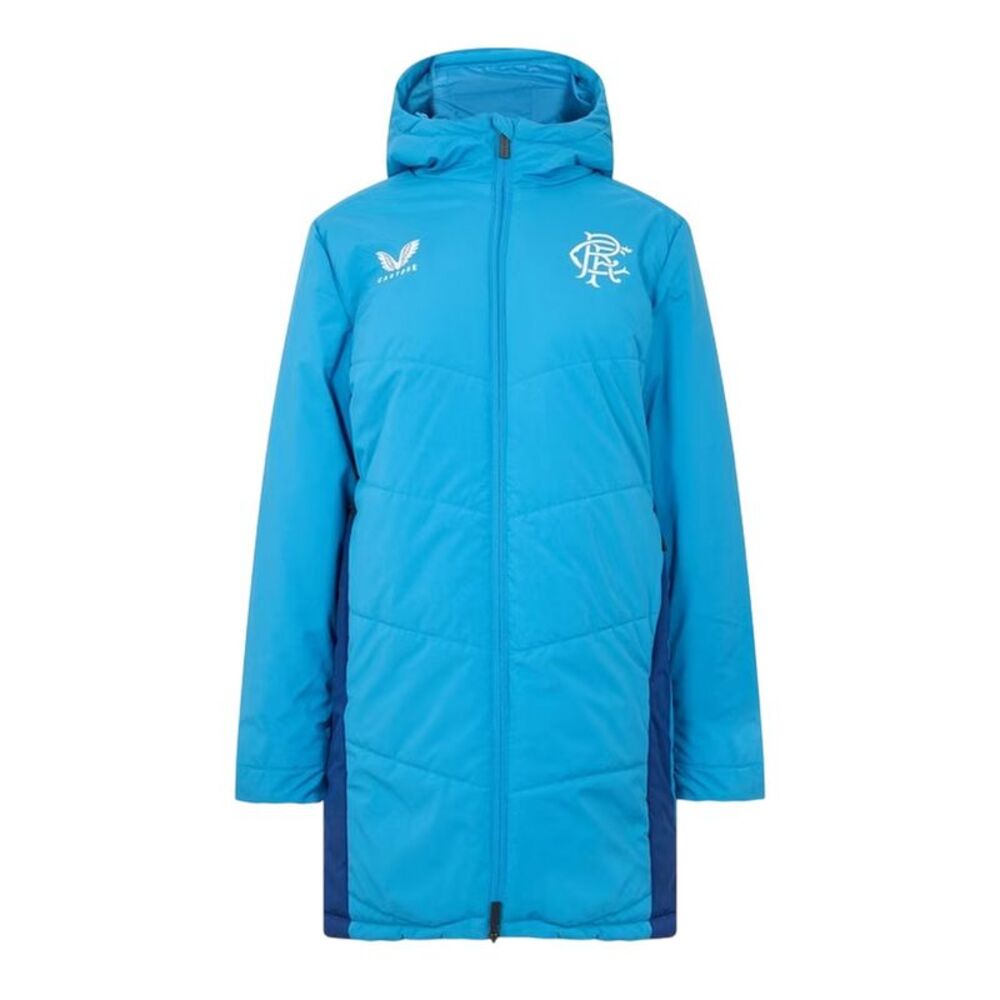 Castore Womens/Ladies Rangers FC Anorak / Blue/Deep Blue